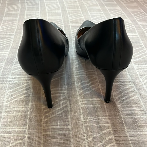 14th & Union Black Faux Leather Heels - Picture 3 of 7